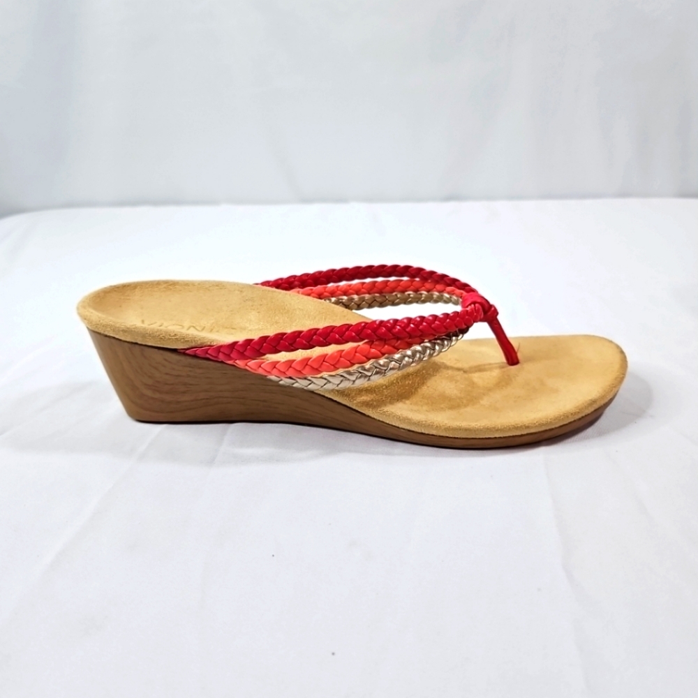 Vionic Orthopedic Womens Brown Thong Sandals Size 8